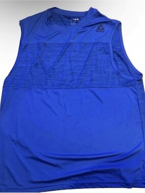 Men’s Reebok Blue Tank Top Size XXL 2XL